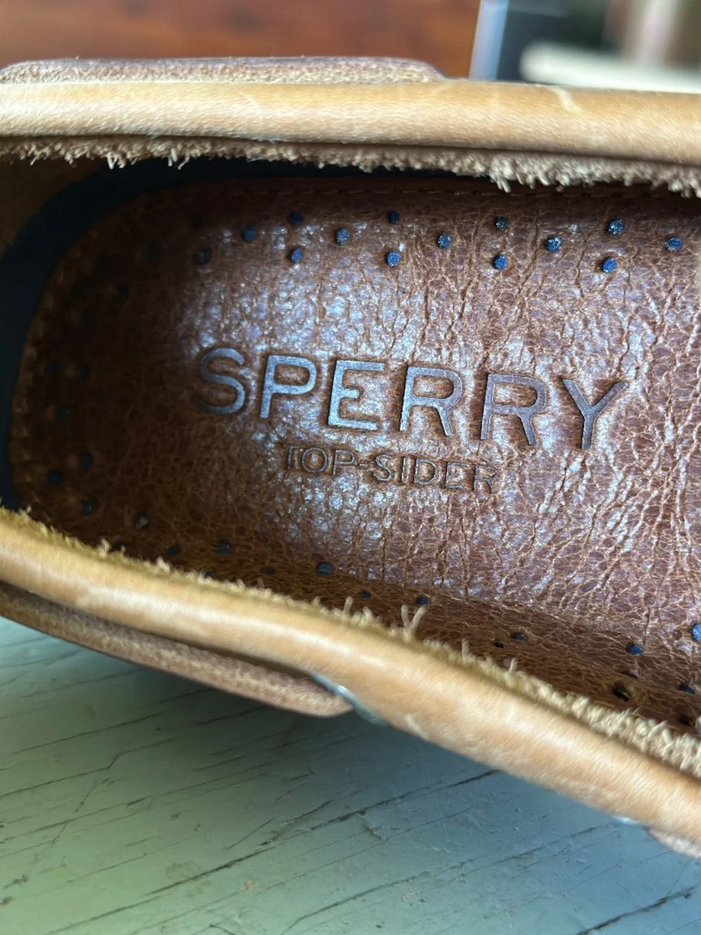 NWT SPERRY Authentic Original™ LEATHER Top Sider 2-Eye Boat Shoe M8 M / W10